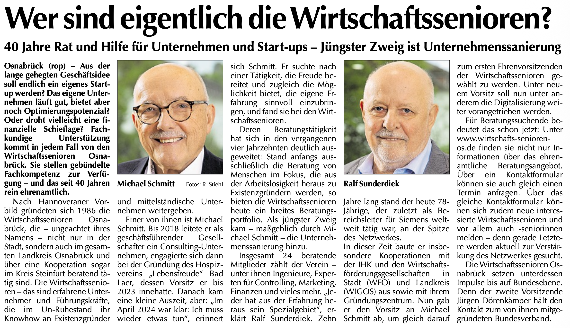 ON Artikel Wirtschaftssenioren