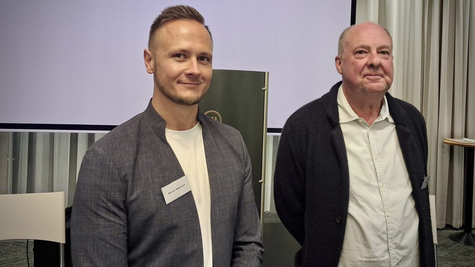 Marian Waßmuth und Heino Jung (YGE)